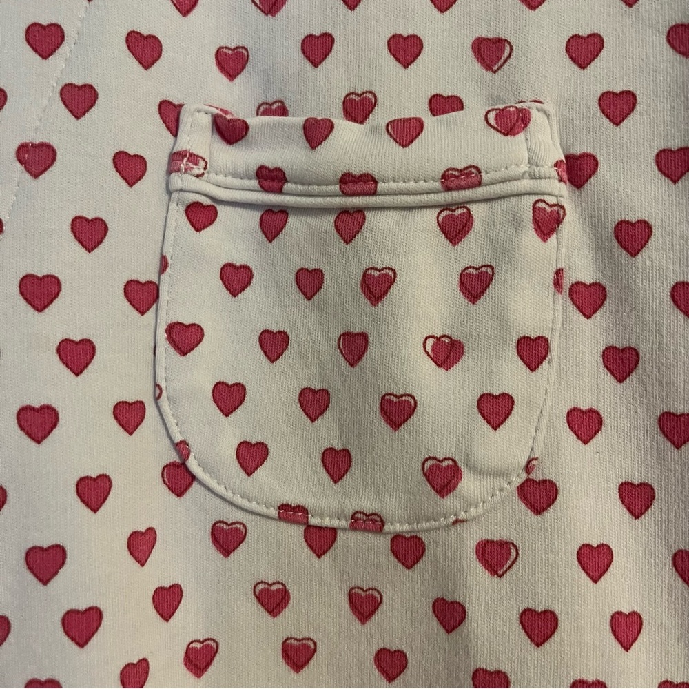 Roller Rabbit women's pink hearts short sleeve pajama top XS extra small - Picture 4 of 9